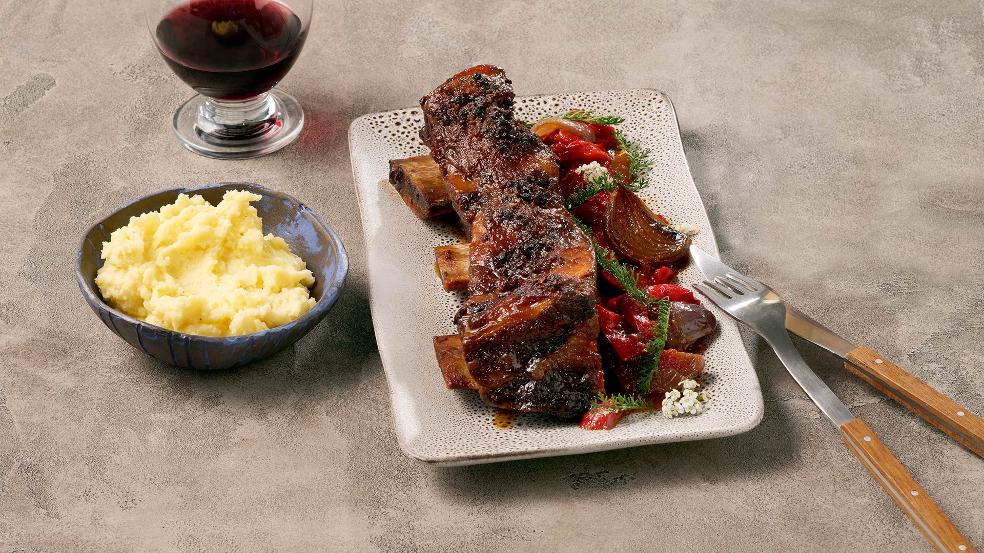 Shortribs mit MAPUCHE FEUER