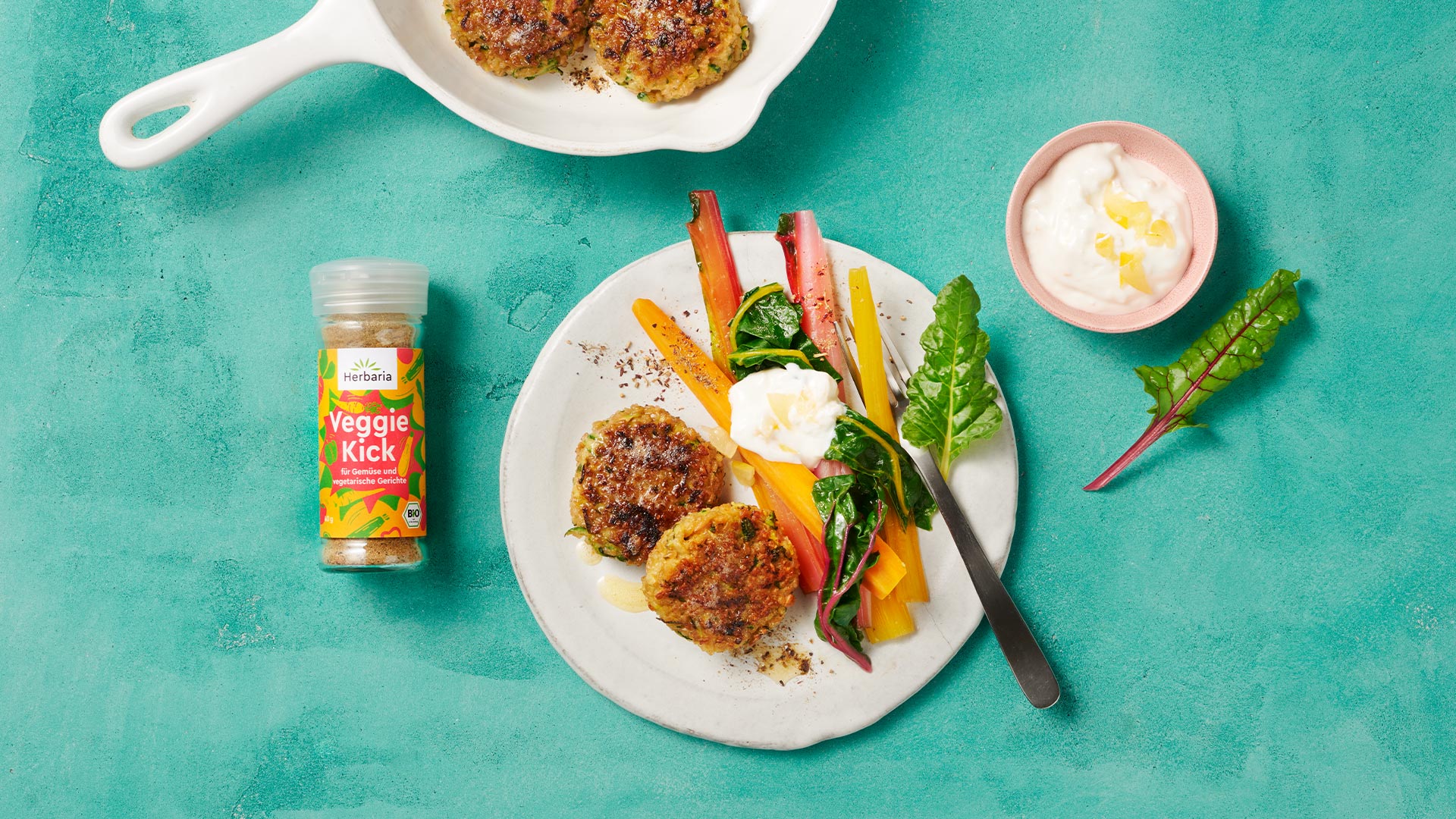 Grünkern-Bratlinge mit VEGGIE KICK