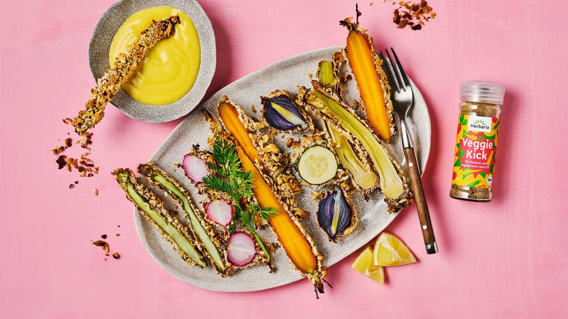 Panko-Back-Gemüse mit VEGGIE KICK