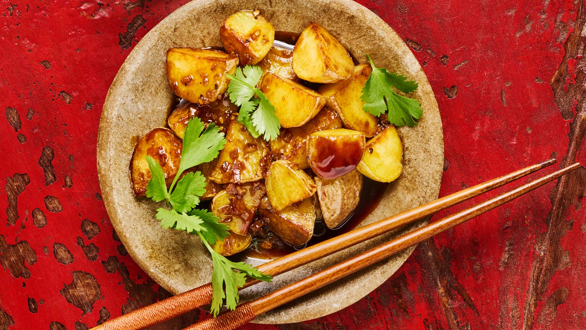 Marinierte Kartoffeln mit LANGZU BBQ