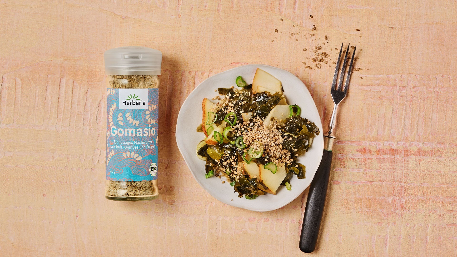 Wakame-Salat mit GOMASIO