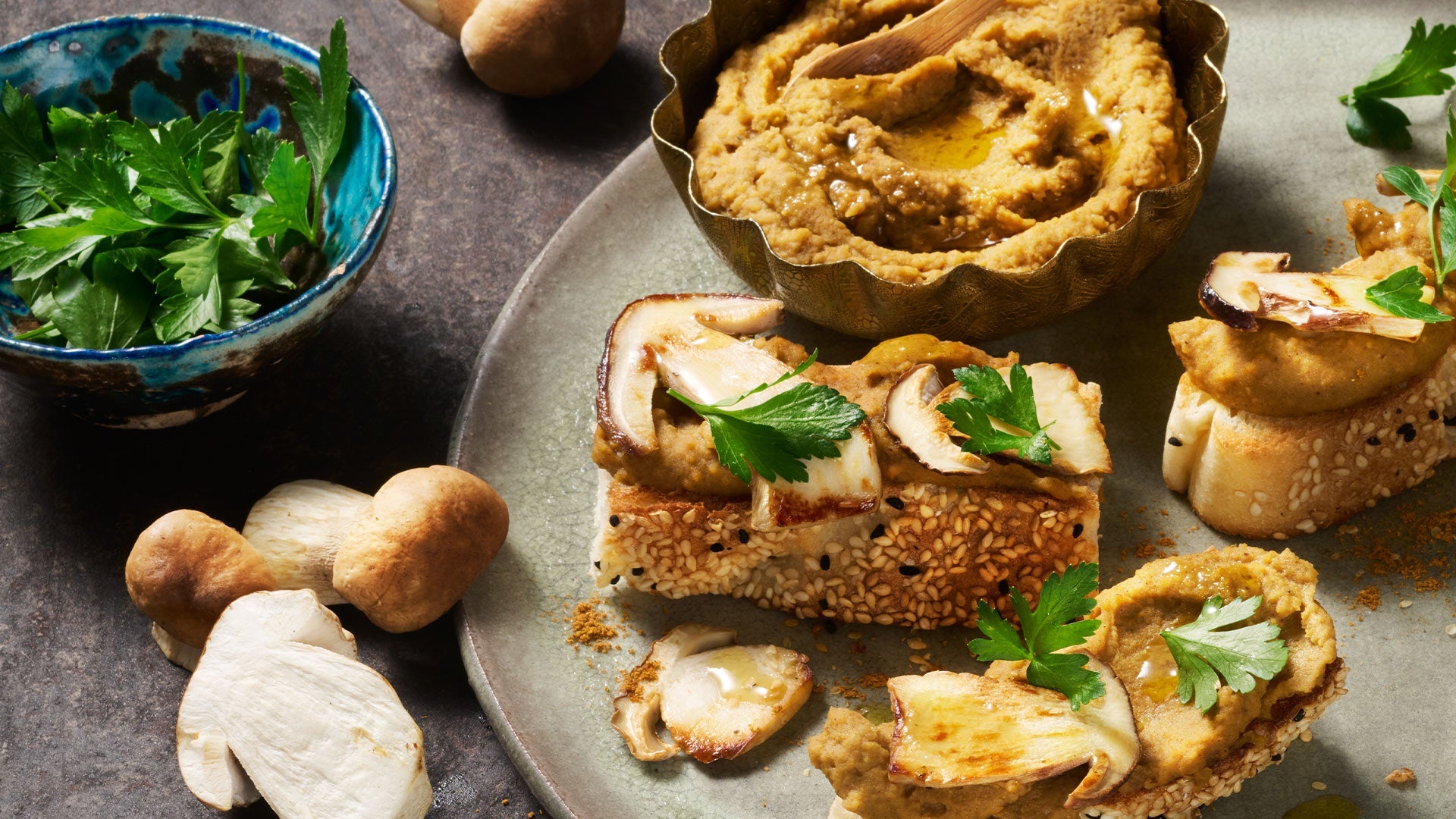 Linsen-Dip mit RAS EL HANOUT