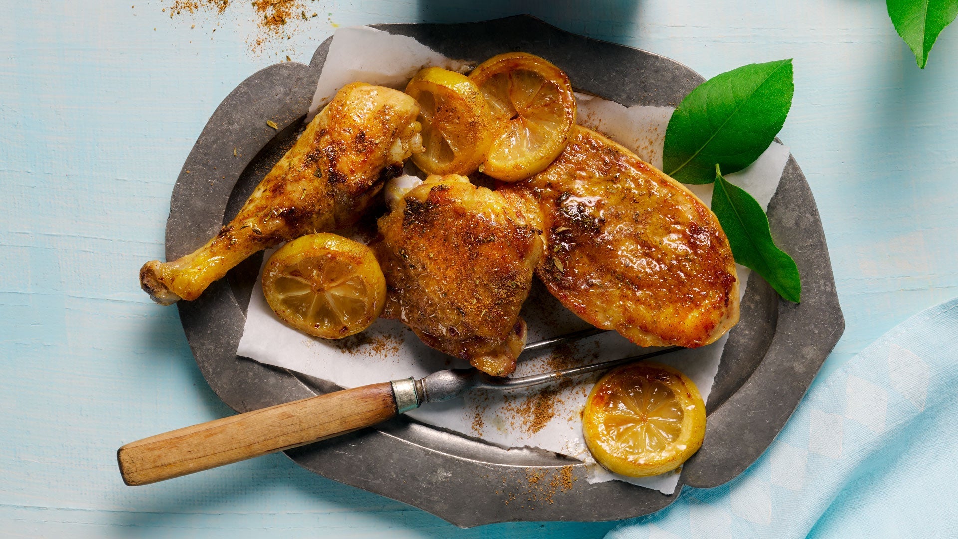 Brathähnchen mit WIESN RESI