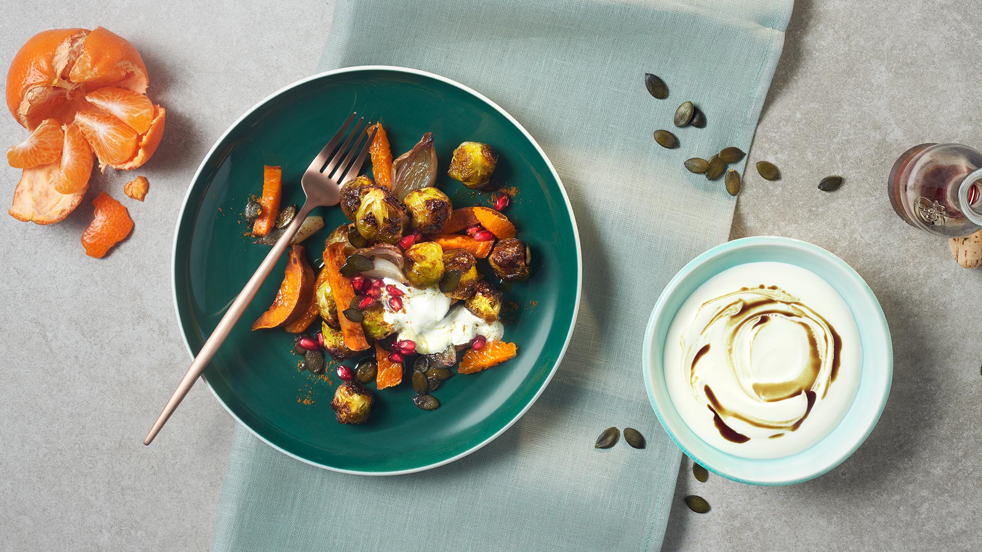 Rosenkohl mit FARBEN VON JAIPUR