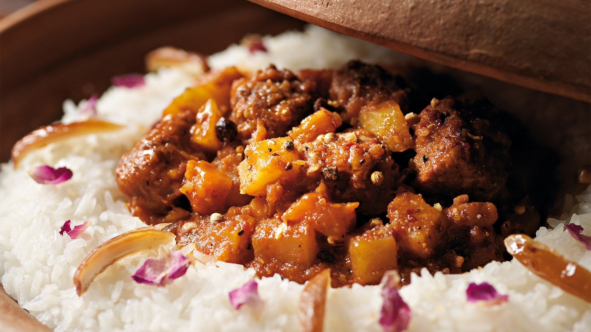 Rindfleisch mit TAJINE MARRAKESCH