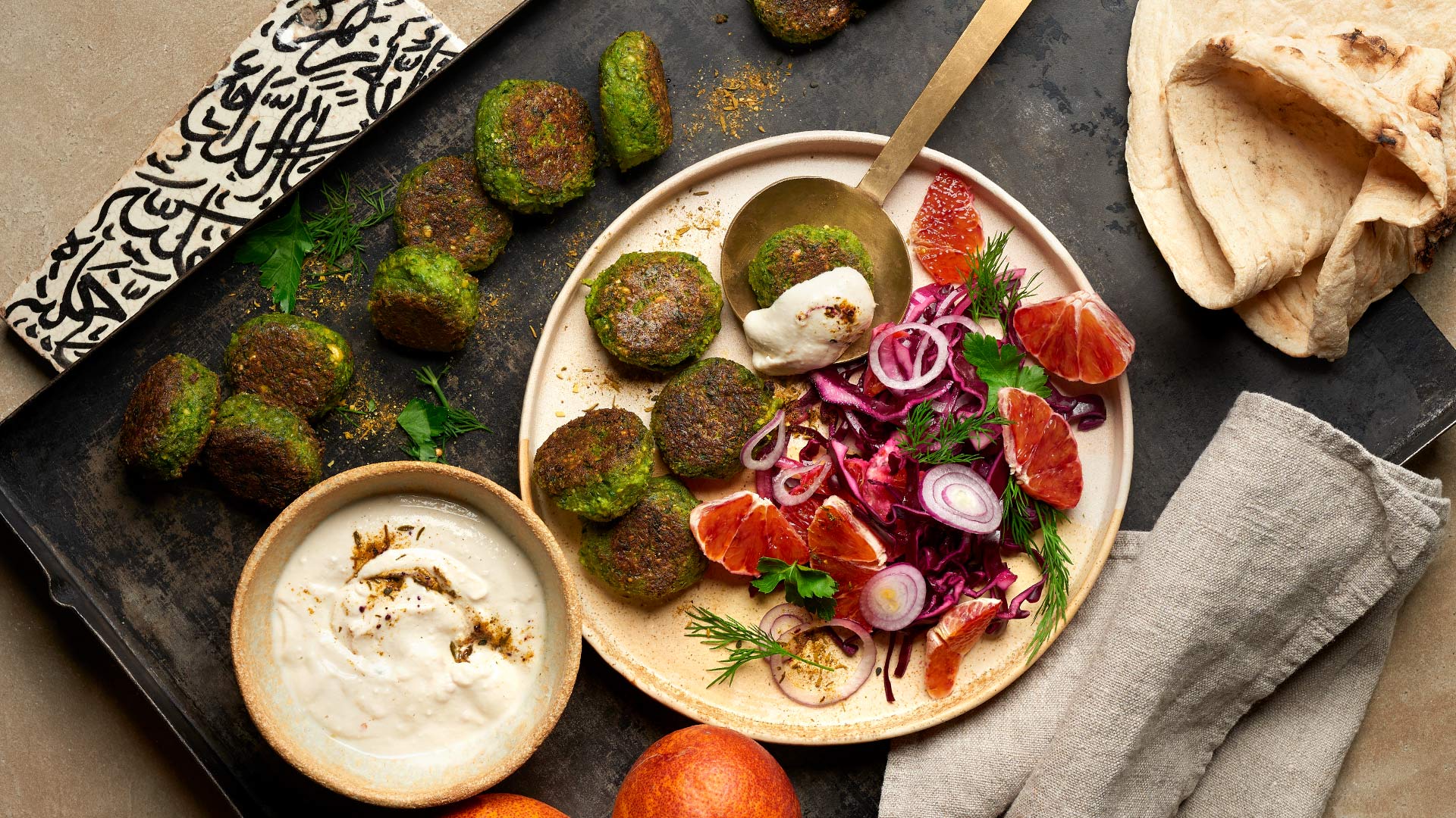 Falafel mit GROßE KARAWANE