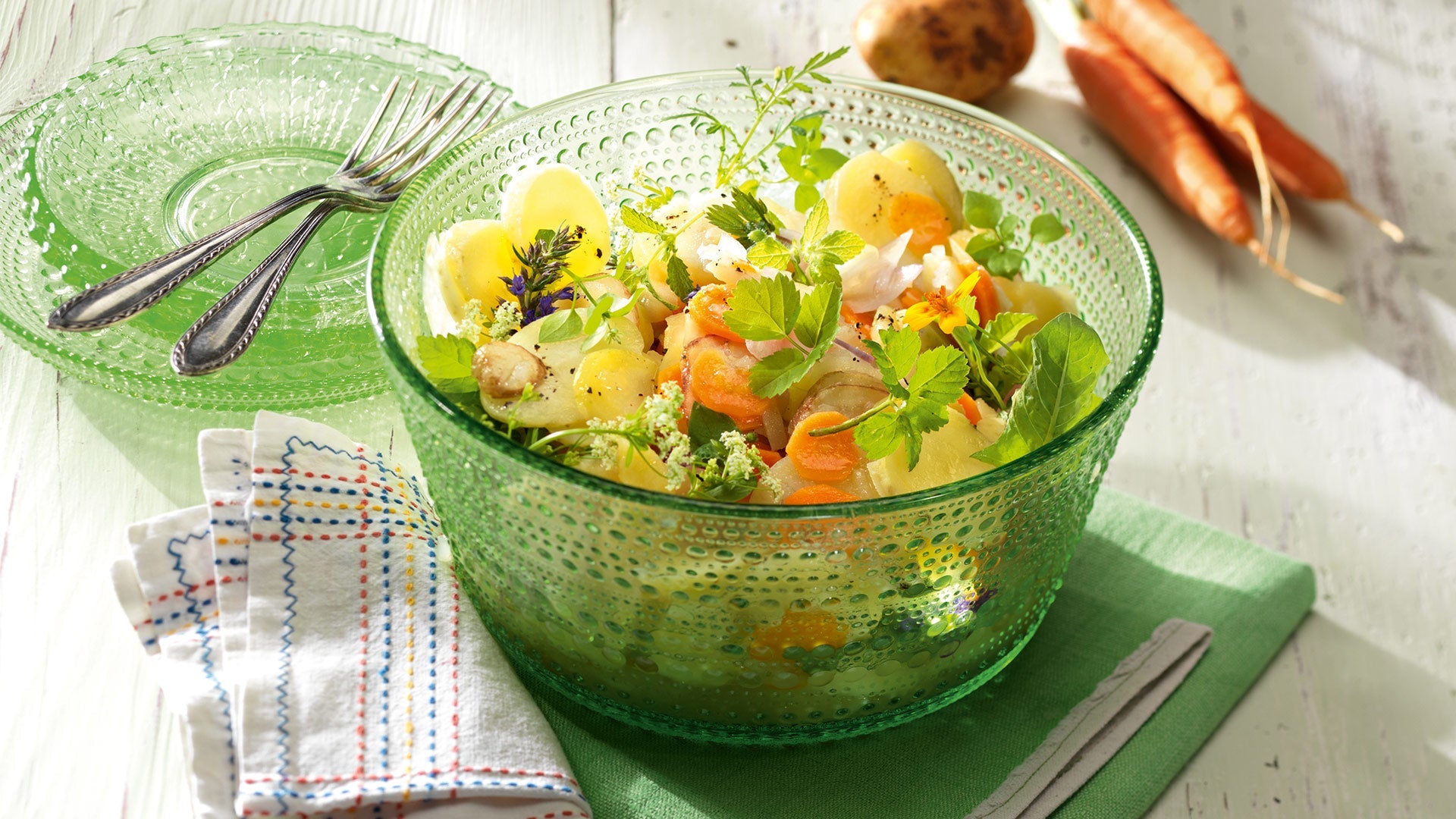 Wilder Kartoffelsalat mit QUERBEET