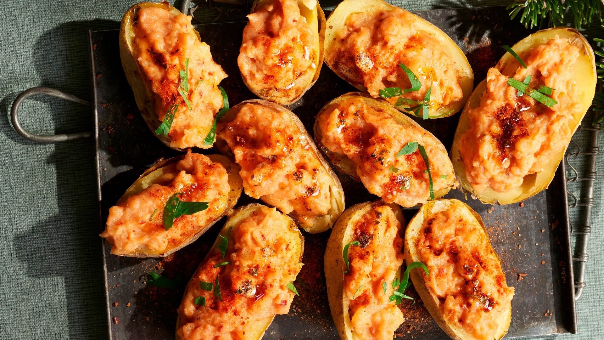 Ofenkartoffelpüree mit MAPUCHE FEUER