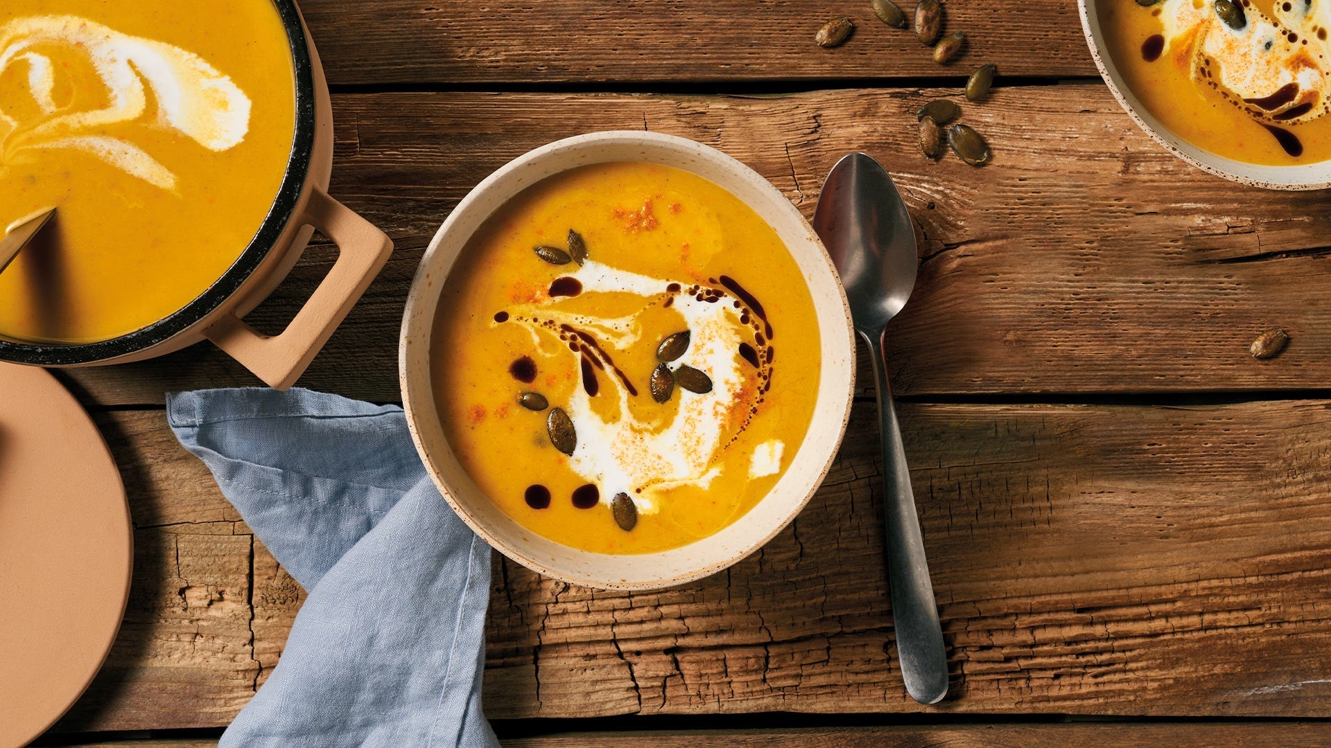 Kürbissuppe mit KÜRBISKÖNIG