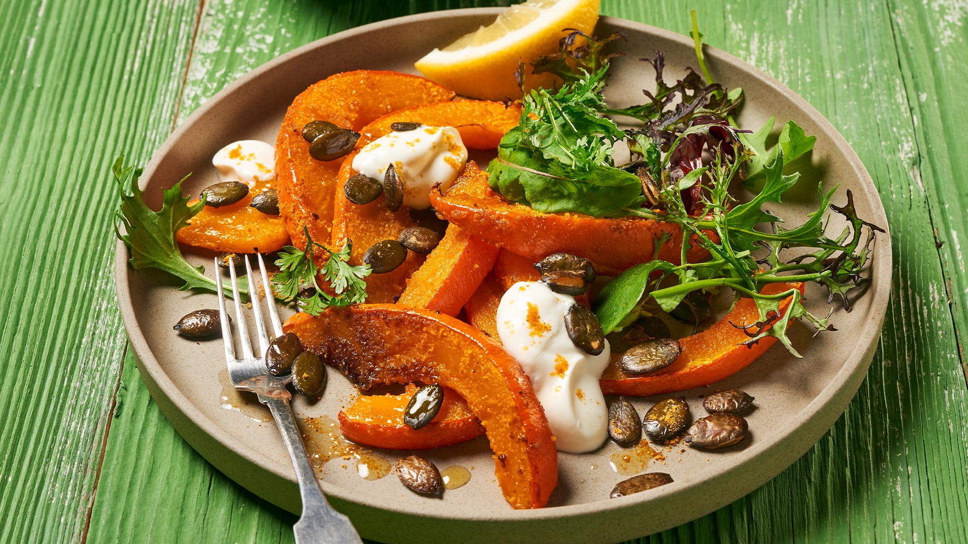 Ofenkürbis mit KÜRBISKÖNIG