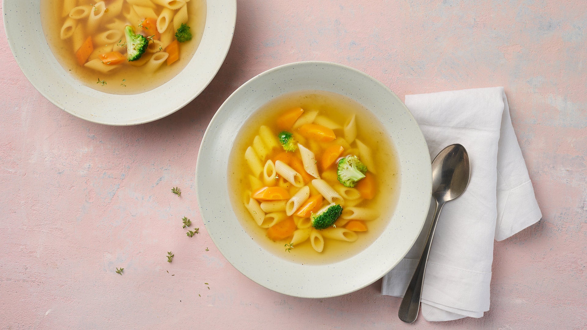 Nudelsuppe mit QUERBEET