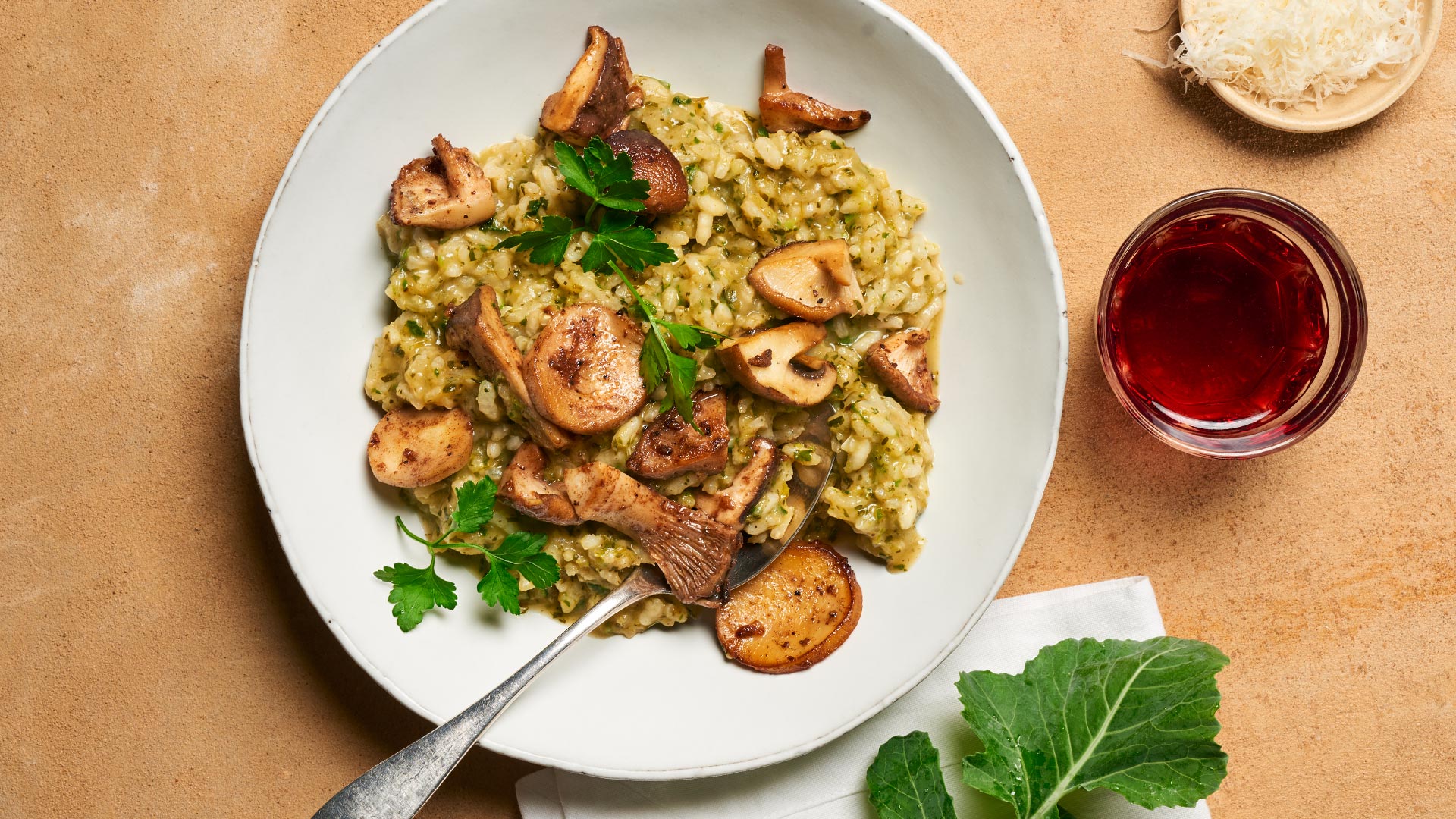 Pilzrisotto mit WALDESLUST