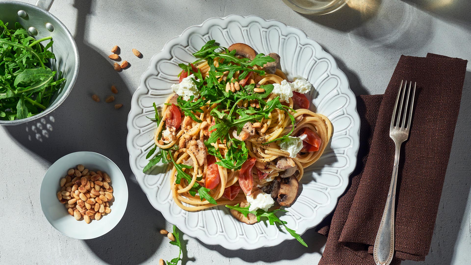 Pilz-Spaghetti mit TRÜFFELGLÜCK