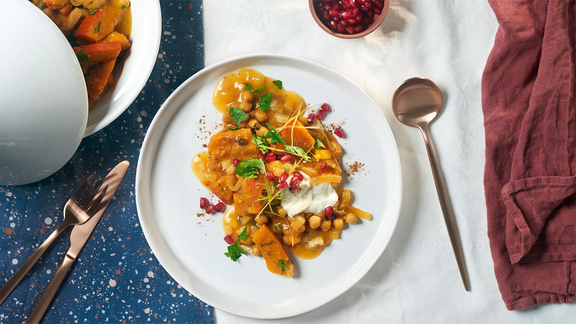 Kürbis-Tajine mit TAJINE MARRAKESCH