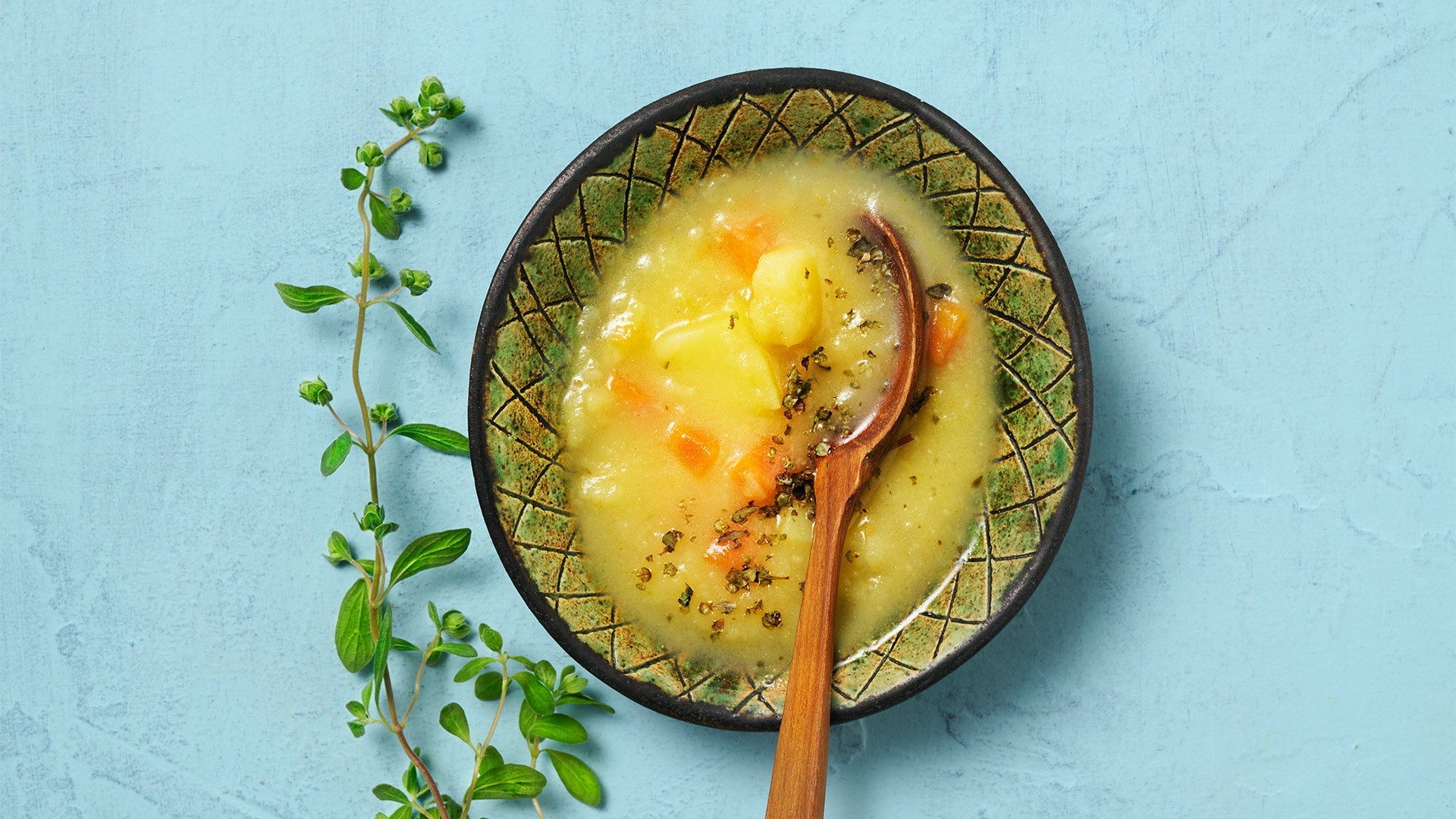 Kartoffelsuppe mit MAJORAN
