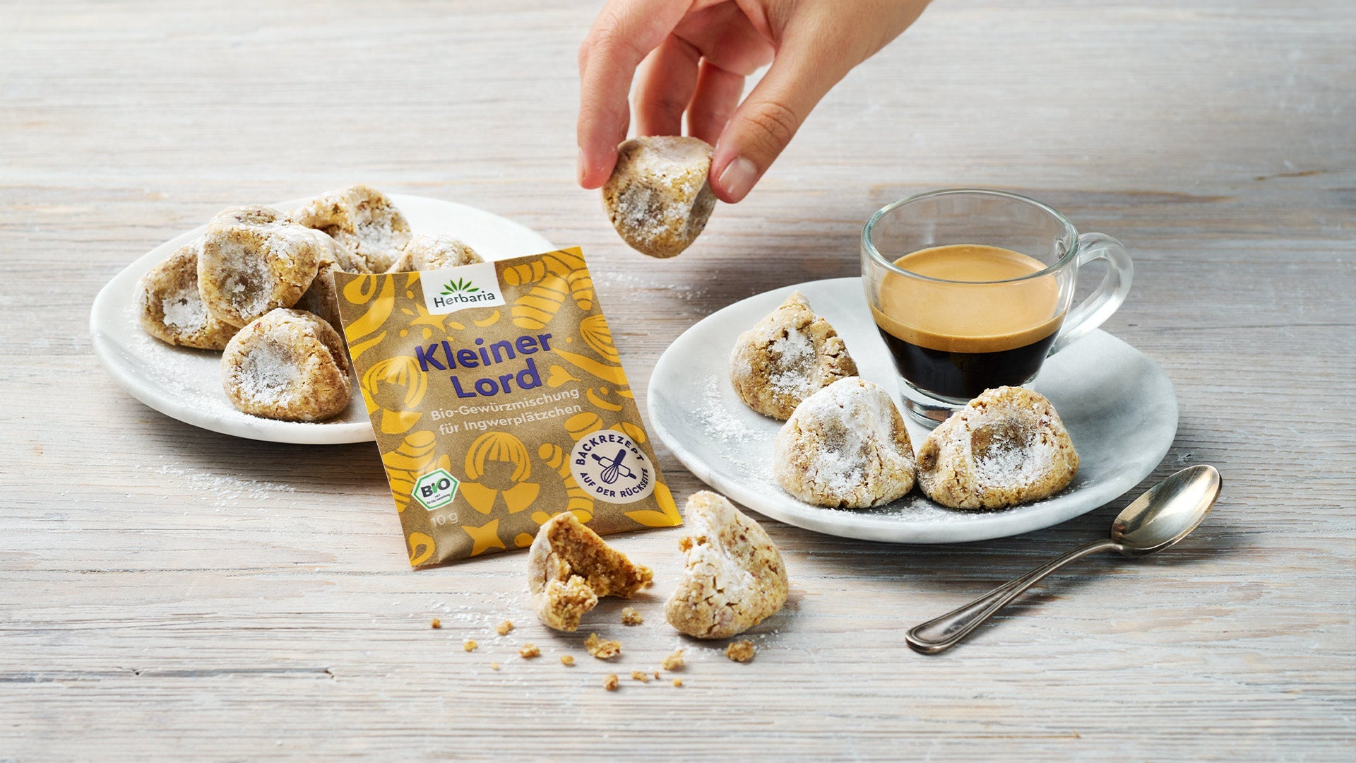 Mandelplätzchen mit KLEINER LORD