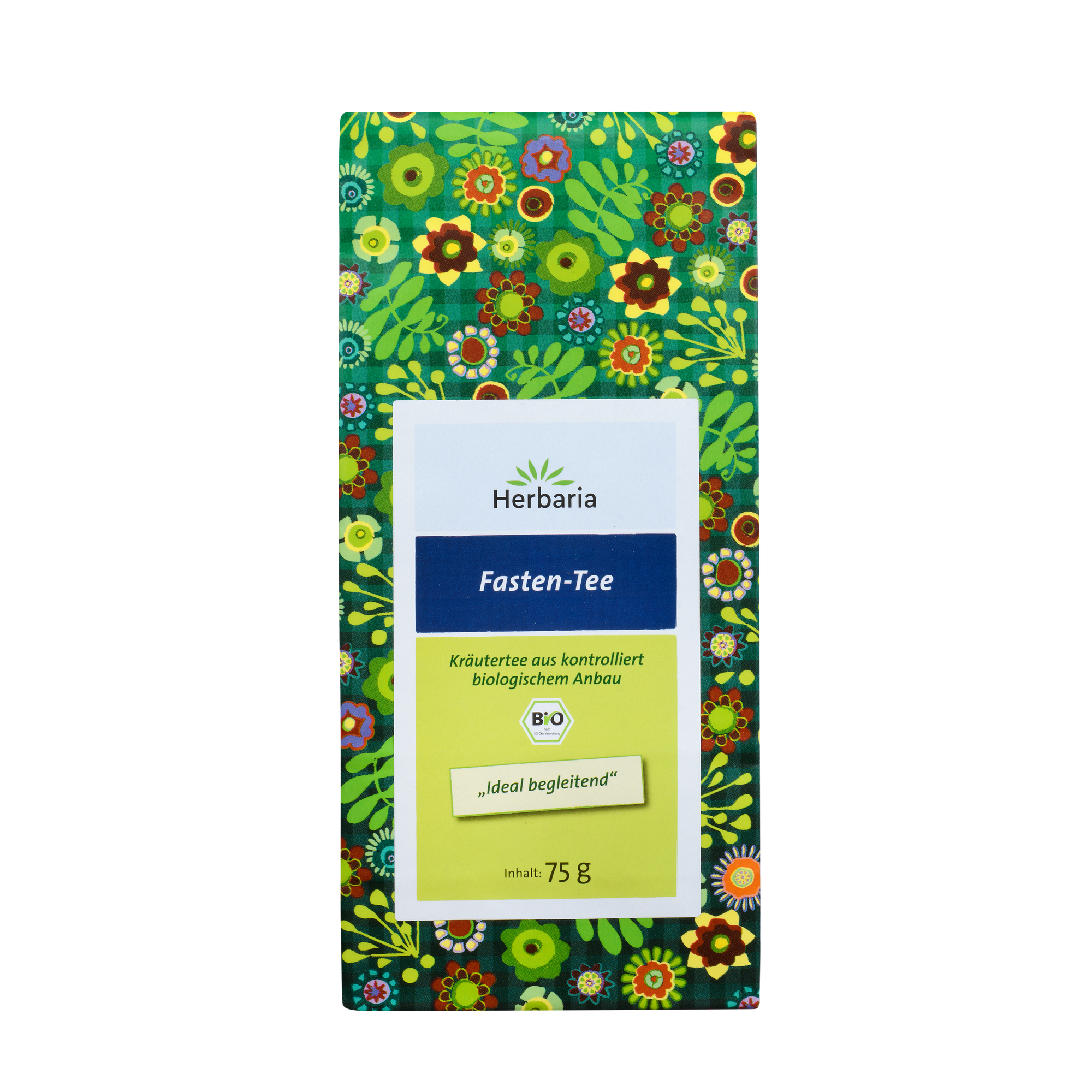 "Herbaria Fasten-Tee loser Bio-Kräutertee."