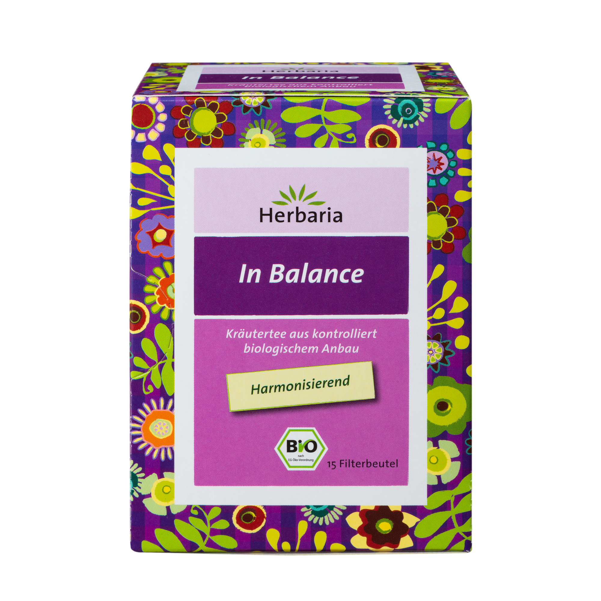 "Herbaria In Balance Tee Bio-Kräutertee 15 Filterbeutel."