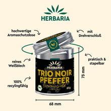 TRIO NOIR PFEFFER, ganze Körner